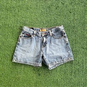Tommy❤️Jeans Vintage Y2K Denim Shorty Shorts XS